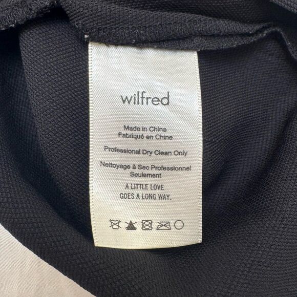 Aritzia Wilfred Rive Cinched Waist Romper in Black Size Large - Picture 8 of 9